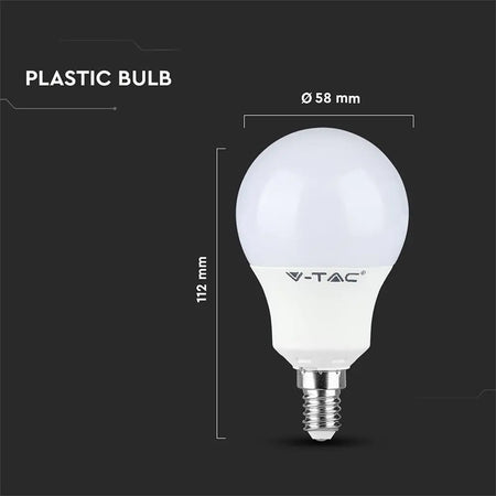 Bec Led A58 E14 9w 3000k Alb Cald, Cip Samsung