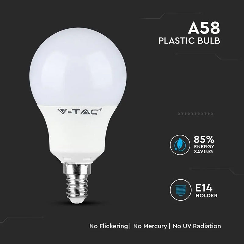 Bec Led A58 E14 9w 3000k Alb Cald, Cip Samsung