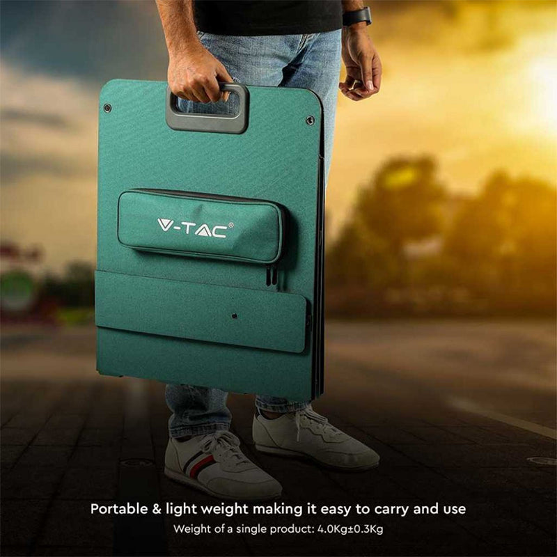Panou fotovoltaic pliabil portabil 2 × 120 W V-Tac SKU-11565