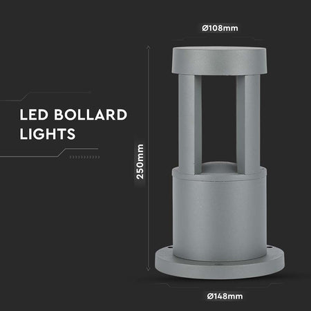 Lampă LED iluminat potecă 25 cm, 10 W, 4000K, IP65, aluminiu, V-Tac SKU-128320