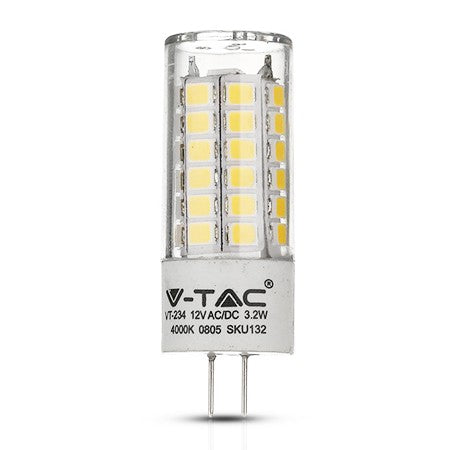 Bec LED G4 3.2W 6400K alb rece, 385 lm, 12V, V-Tac SKU-133
