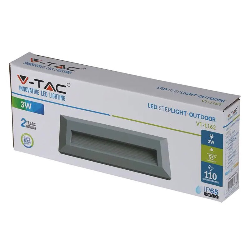 Corp iluminat LED pentru scări 3W 4000K alb neutru, IP65 V-Tac SKU-1330