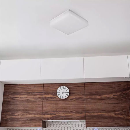 Aplica Led 25w Ip44  6400k Alb Rece - Patrat