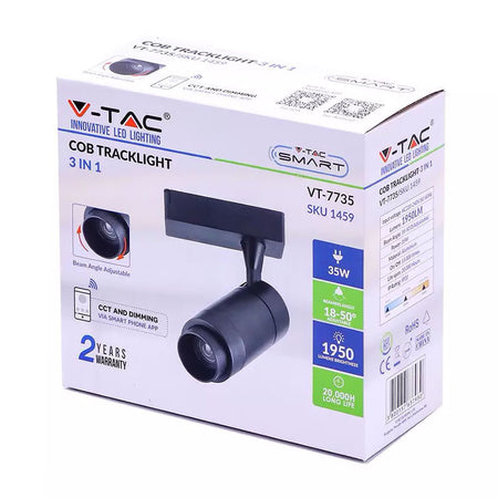 Corp iluminat LED 35W tracklight 3in1, 2800K/4000K/6000K V-Tac SKU-1413