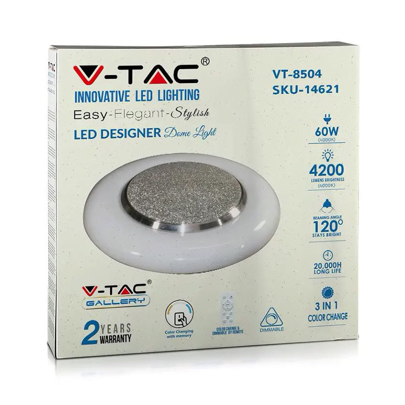 Aplică LED 30/60W 3în1 dimabilă cu telecomandă V-Tac SKU-14621