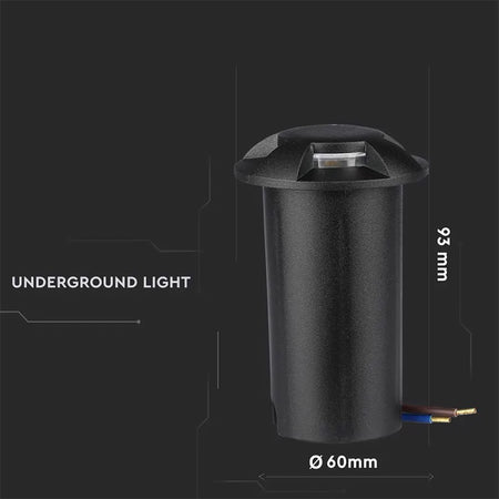 Spot LED Steplight 1W 6400K alb rece, IP67, încastrat V-Tac SKU-1472