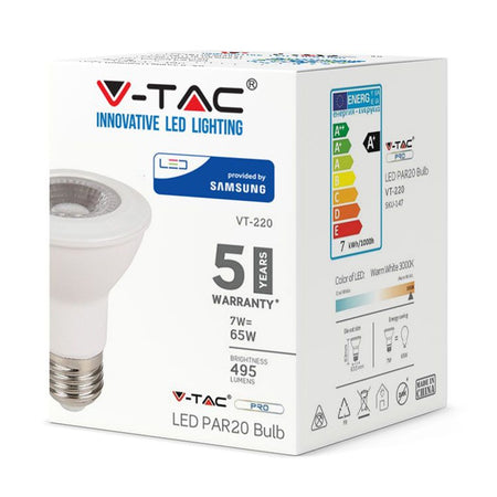 Bec Led 7w Par20 E27 4000k Alb Neutru