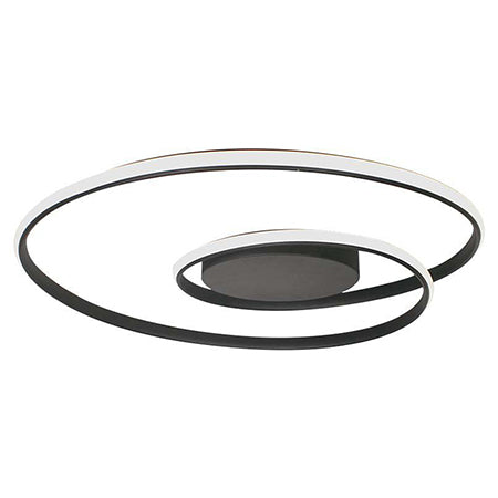 Candelabru LED dimabil 48W 3000K negru, 62×62×10 cm, V-Tac SKU-14990