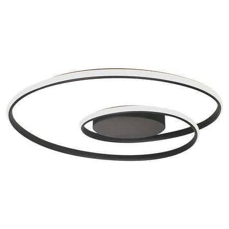Candelabru LED dimabil 48W 3000K negru, 62×62×10 cm, V-Tac SKU-14990