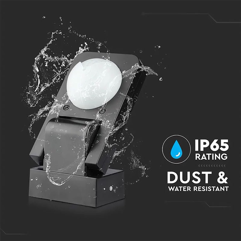 Senzor mișcare 360° IP65 negru pentru 1000 W, V-Tac SKU-15011