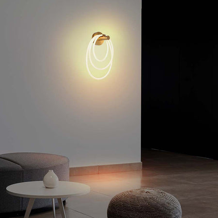 Lampa Led Montaj Perete 36w 3000k - Auriu
