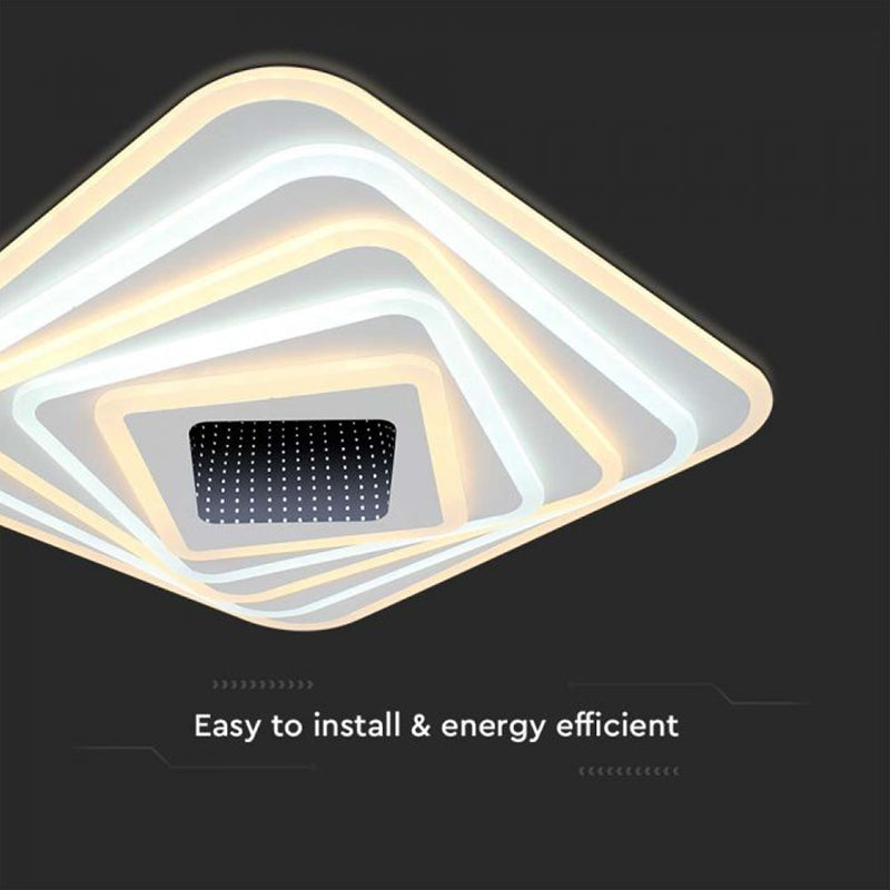 Corp Iluminat Decorativ Dimabil 150w 3000k + 6000k - Alb