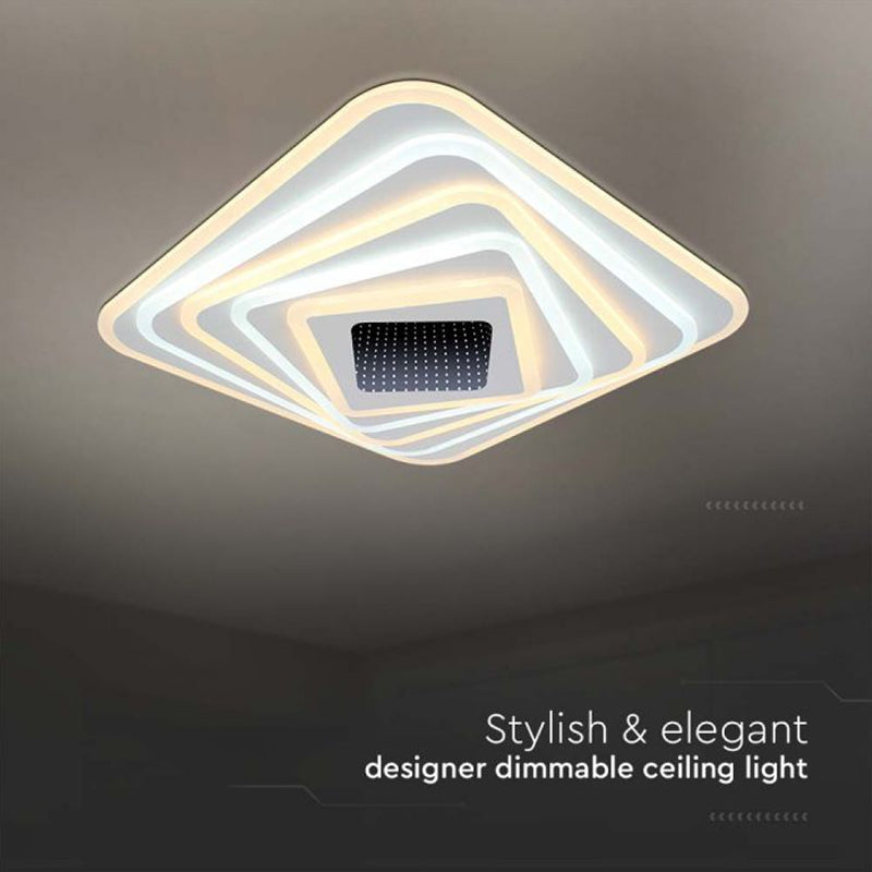Corp Iluminat Decorativ Dimabil 150w 3000k + 6000k - Alb