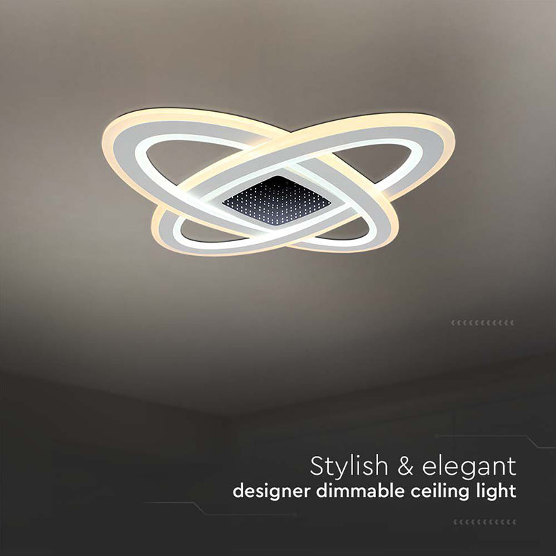 Corp iluminat decorativ dimabil LED 130W, alb, 3 în 1, V-Tac SKU-15360