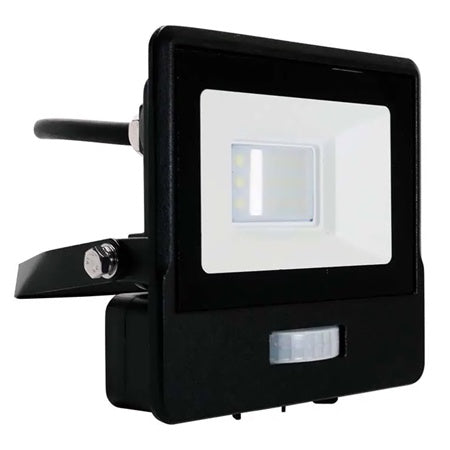 Reflector LED SMD 10 W cu senzor mișcare IP65 negru V-Tac SKU-20282