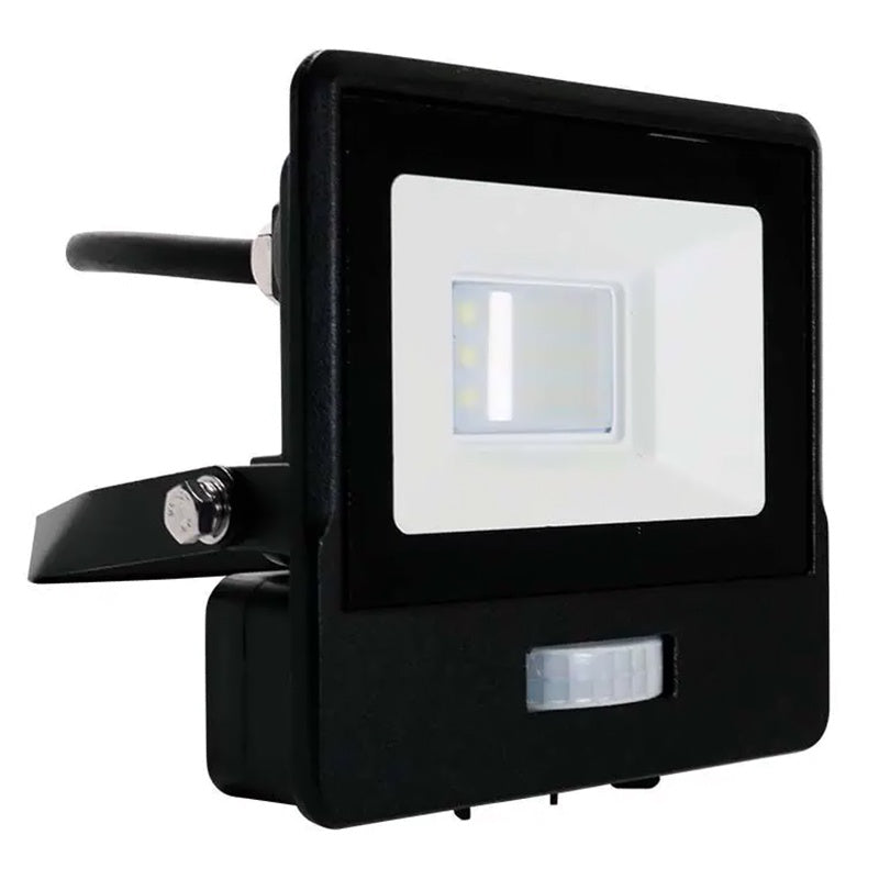 Reflector LED SMD 10 W cu senzor mișcare IP65 negru V-Tac SKU-20282