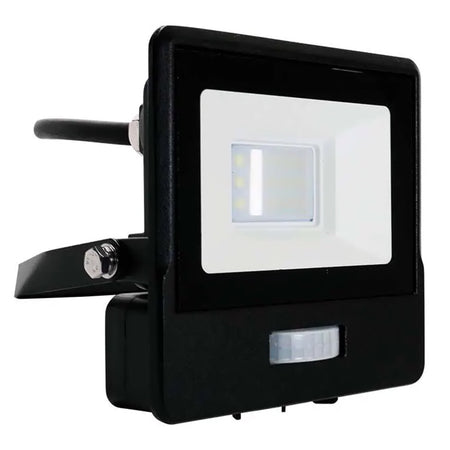 Reflector LED SMD 10 W cu senzor mișcare IP65 negru V-Tac SKU-20282