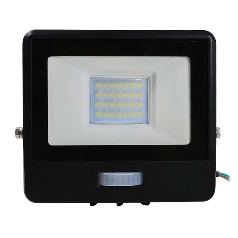 Reflector LED SMD 20 W 6400K IP65 cu senzor mișcare, negru V-Tac SKU-20285