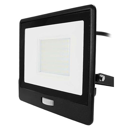 Reflector LED 50 W 6400K IP65 cu senzor de mișcare negru V-Tac SKU-20291
