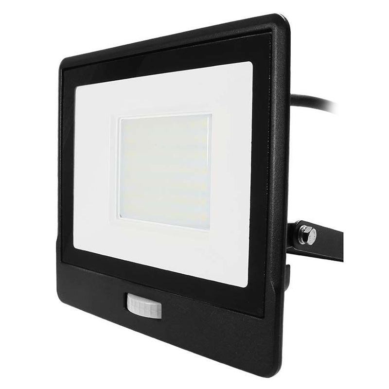Reflector LED 50 W 6400K IP65 cu senzor de mișcare negru V-Tac SKU-20291