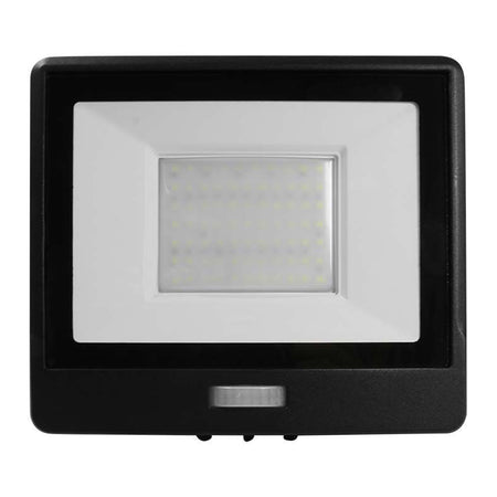 Reflector LED 50 W 6400K IP65 cu senzor de mișcare negru V-Tac SKU-20291