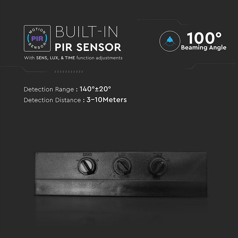 Reflector LED 50W, senzor mișcare, IP65, alb neutru, V-Tac SKU-20302