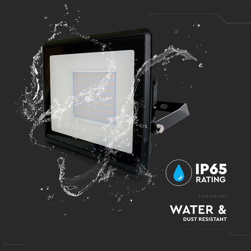 Reflector LED 50W 6400K, cip Samsung, alb rece, IP65 V-Tac SKU-20315