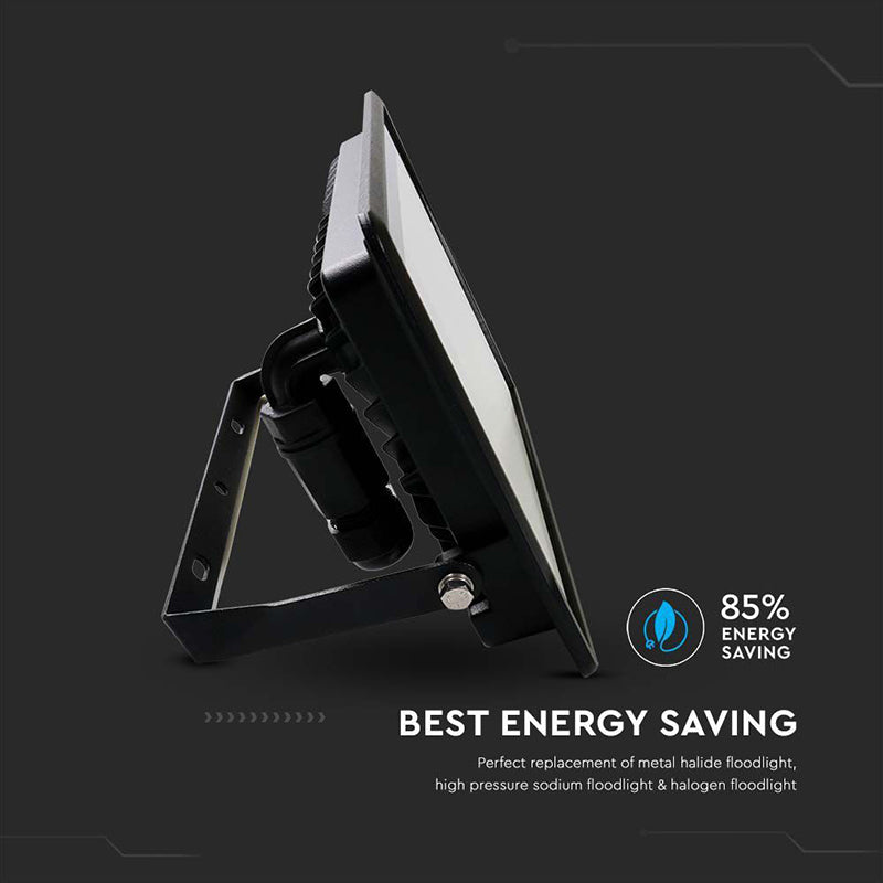 Reflector LED 50W 6400K, cip Samsung, alb rece, IP65 V-Tac SKU-20315