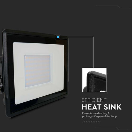 Reflector LED 50W 6400K, cip Samsung, alb rece, IP65 V-Tac SKU-20315
