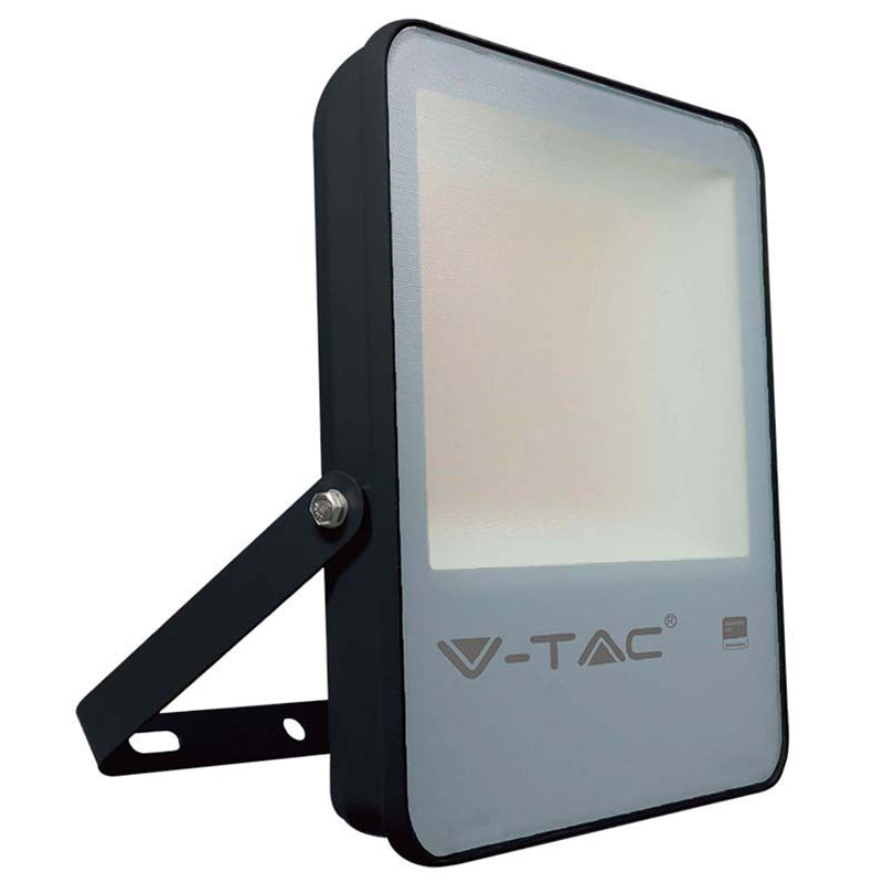 Reflector LED SMD 30W 137 lm/W 6500K IP65 cip Samsung negru/gri V-Tac SKU-20403