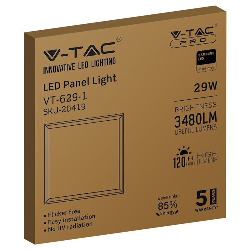 Panou Led 29w 120lm/w 60cm X 60cm 4000k Alb Neutru