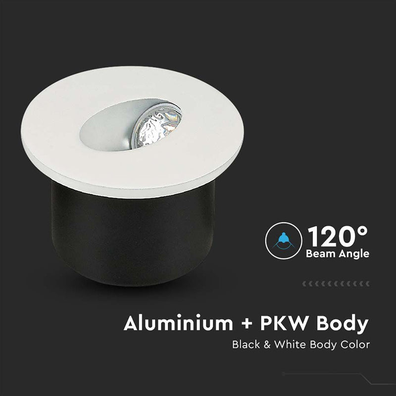 Spot LED steplight 3W 4000K, alb neutru, corp aluminiu, IP20 V-Tac SKU-211208