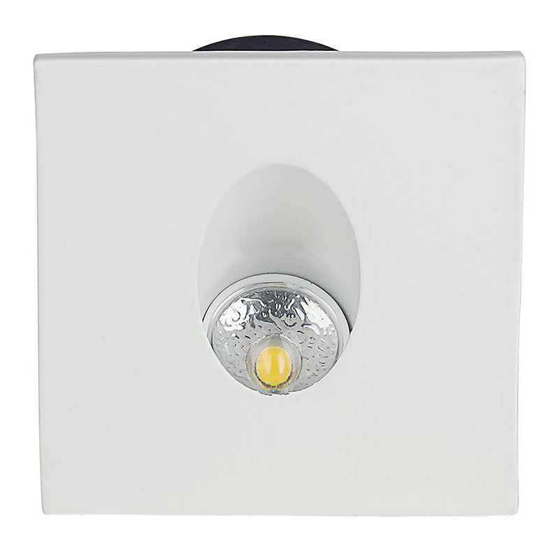 Spot LED steplight 3W pentru scări, pătrat, corp aluminiu, V-Tac