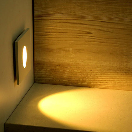 Spot LED steplight 3W pentru scări, pătrat, corp aluminiu, V-Tac