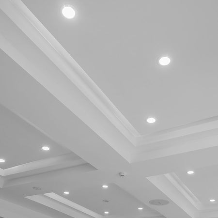 Spot LED cob încorporabil 30W cu eficiență 120 lm/W și corp rotund din aluminiu V-Tac