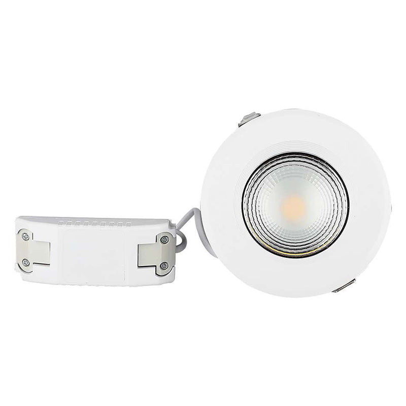Spot LED cob încorporabil 30W cu eficiență 120 lm/W și corp rotund din aluminiu V-Tac