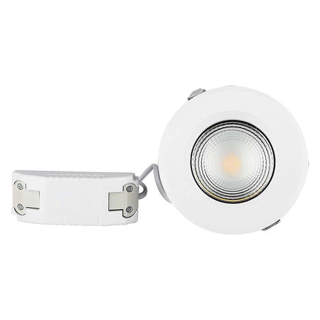 Spot LED cob încorporabil 30W cu eficiență 120 lm/W și corp rotund din aluminiu V-Tac