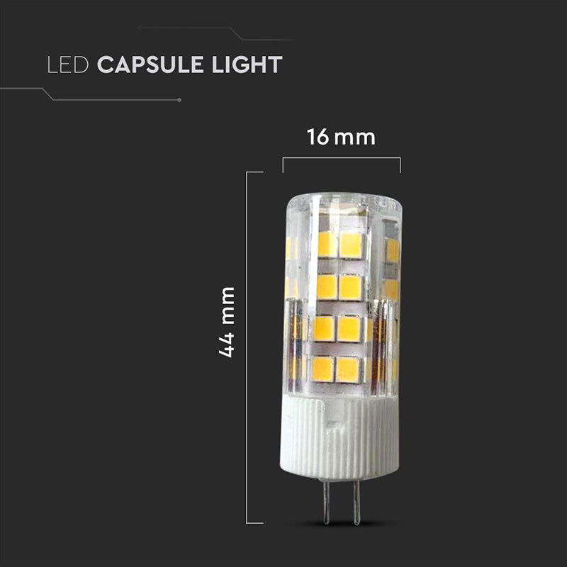 Bec LED G4 3.2W 4000K cip Samsung, lumina neutră, 385 lm, V-Tac SKU-21132