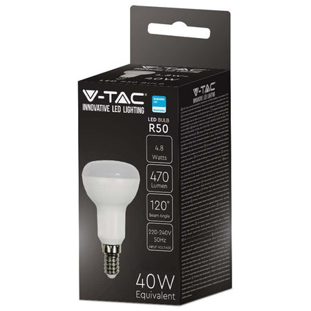 Bec Led R50 E14 4.8w 4000k Alb Neutru, Cip Samsung