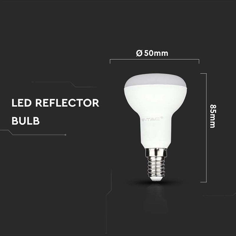 Bec Led R50 E14 4.8w 4000k Alb Neutru, Cip Samsung