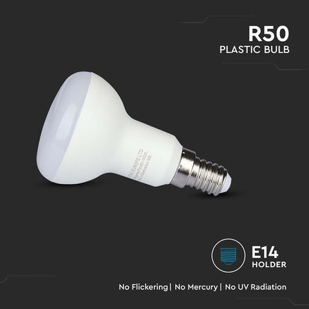 Bec Led R50 E14 4.8w 4000k Alb Neutru, Cip Samsung
