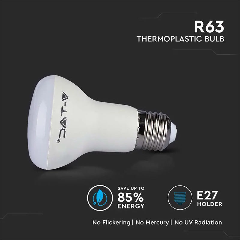 Bec LED R63 E27 8,5W cu cip Samsung V-Tac