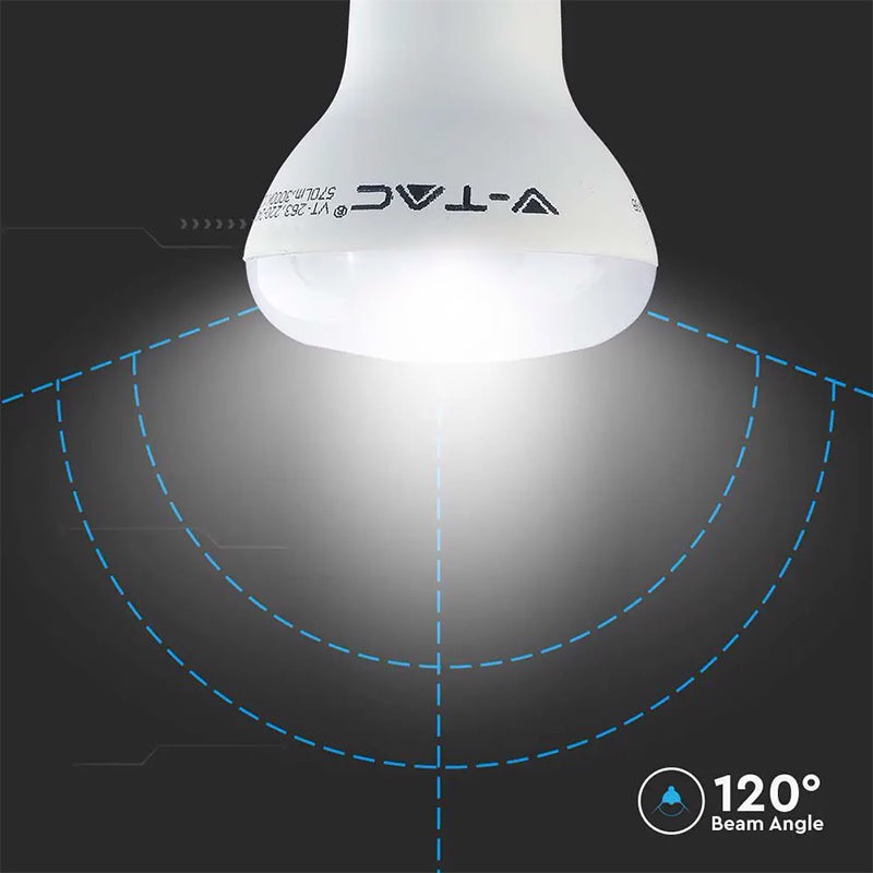 Bec LED R63 E27 8,5W cu cip Samsung V-Tac