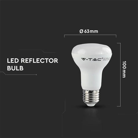 Bec LED R63 E27 8,5W cu cip Samsung V-Tac