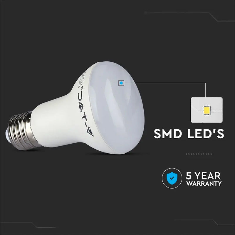 Bec LED R63 E27 8,5W cu cip Samsung V-Tac