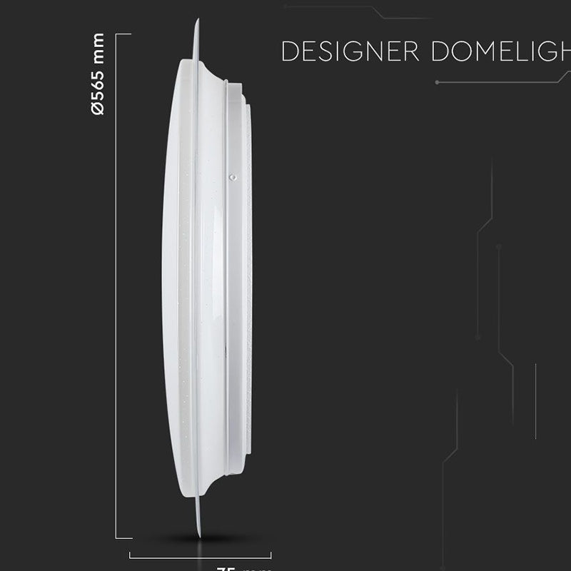 Aplica LED 60W 3in1 dimabilă cu telecomandă, lumina 3 culori, V-Tac SKU-2114551