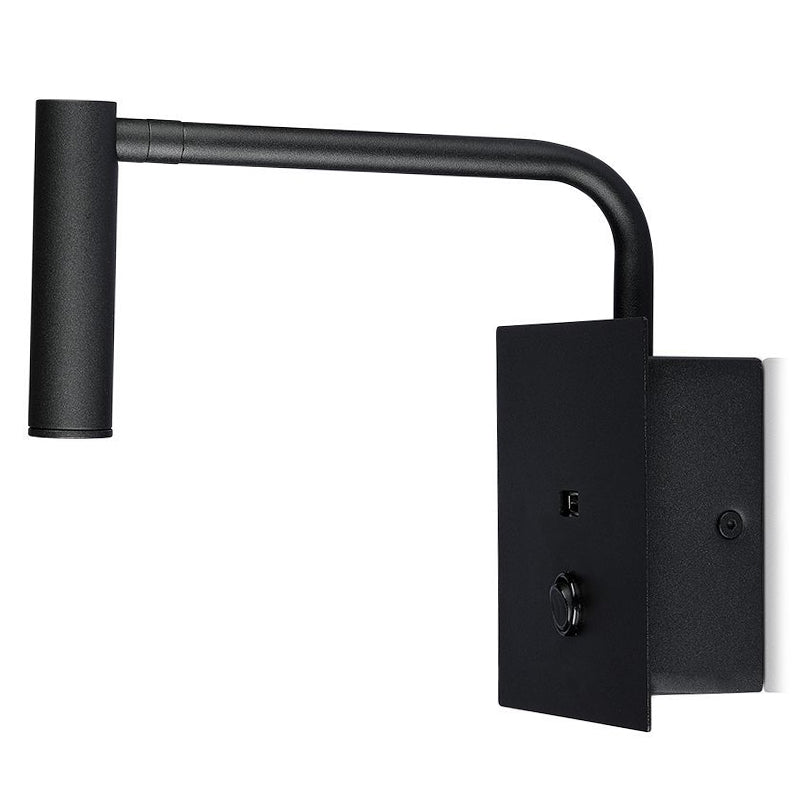 Lampă LED de perete 3W 3000K, negru, aluminiu, V-Tac SKU-211487