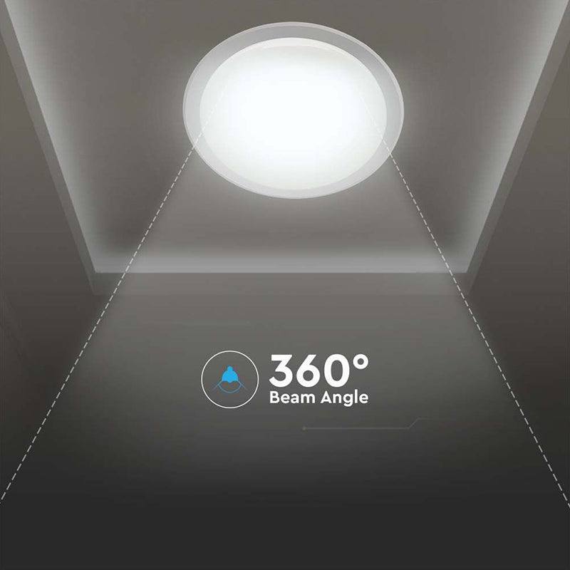 Aplică LED rotundă 72 W 3IN1 dimabilă cu telecomandă V-Tac SKU-2114951