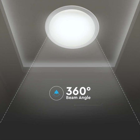 Aplică LED rotundă 72 W 3IN1 dimabilă cu telecomandă V-Tac SKU-2114951