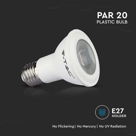 Bec LED 5,8W E27 PAR20 cu chip Samsung, V-Tac